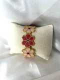 BRACELET Fleurs Roses