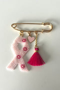 Broche octobre rose