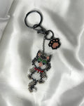 Bijoux de sac Chat gris